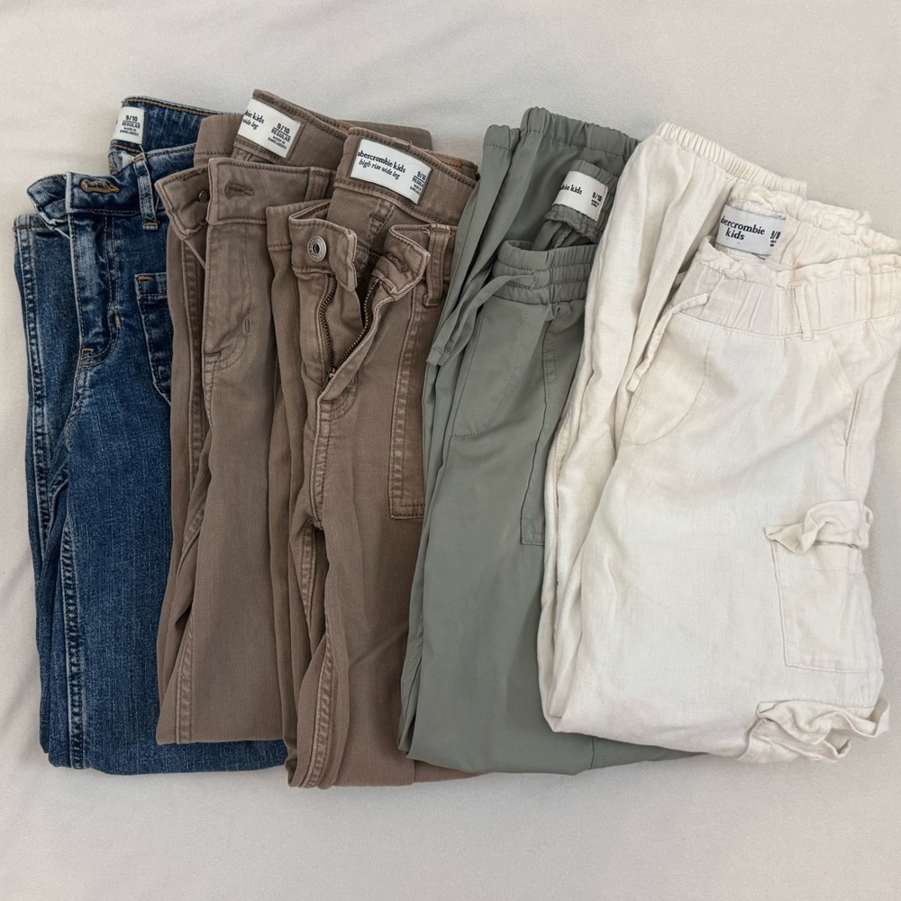 abercrombie kids Jeans & Cargo Bottoms - Blue, Brown, Green, White